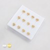 HEART-SHAPED DESIGN CENTERED WITH A MULTI CZ CROSS INLAID 316L SURGICAL STEEL L-SHAPE NOSE RING BOX HEART-SHAPED DESIGN CENTERED WITH A MULTI CZ CROSS INLAID 316L SURGICAL STEEL L-SHAPE NOSE RING BOX